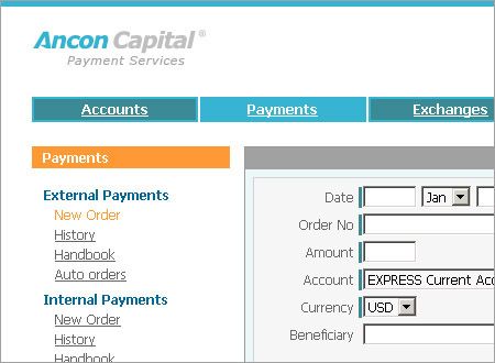 Дизайн интернет–банкинга для Ancon Capital - интерактивные решения для любых объектов в Москве: цена | «Инициум»